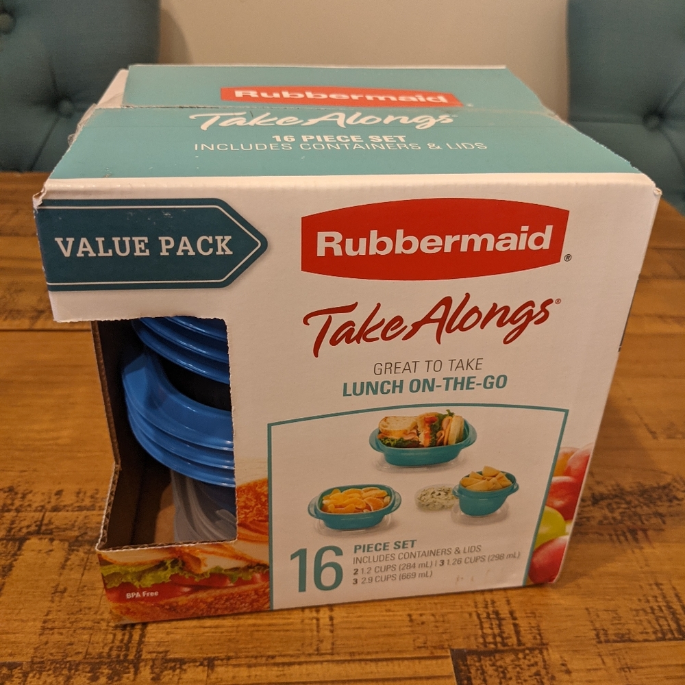 Rubbermaid Takealong 16 Set Containers